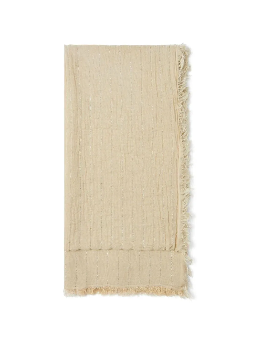 Marella frayed scarve - Nude