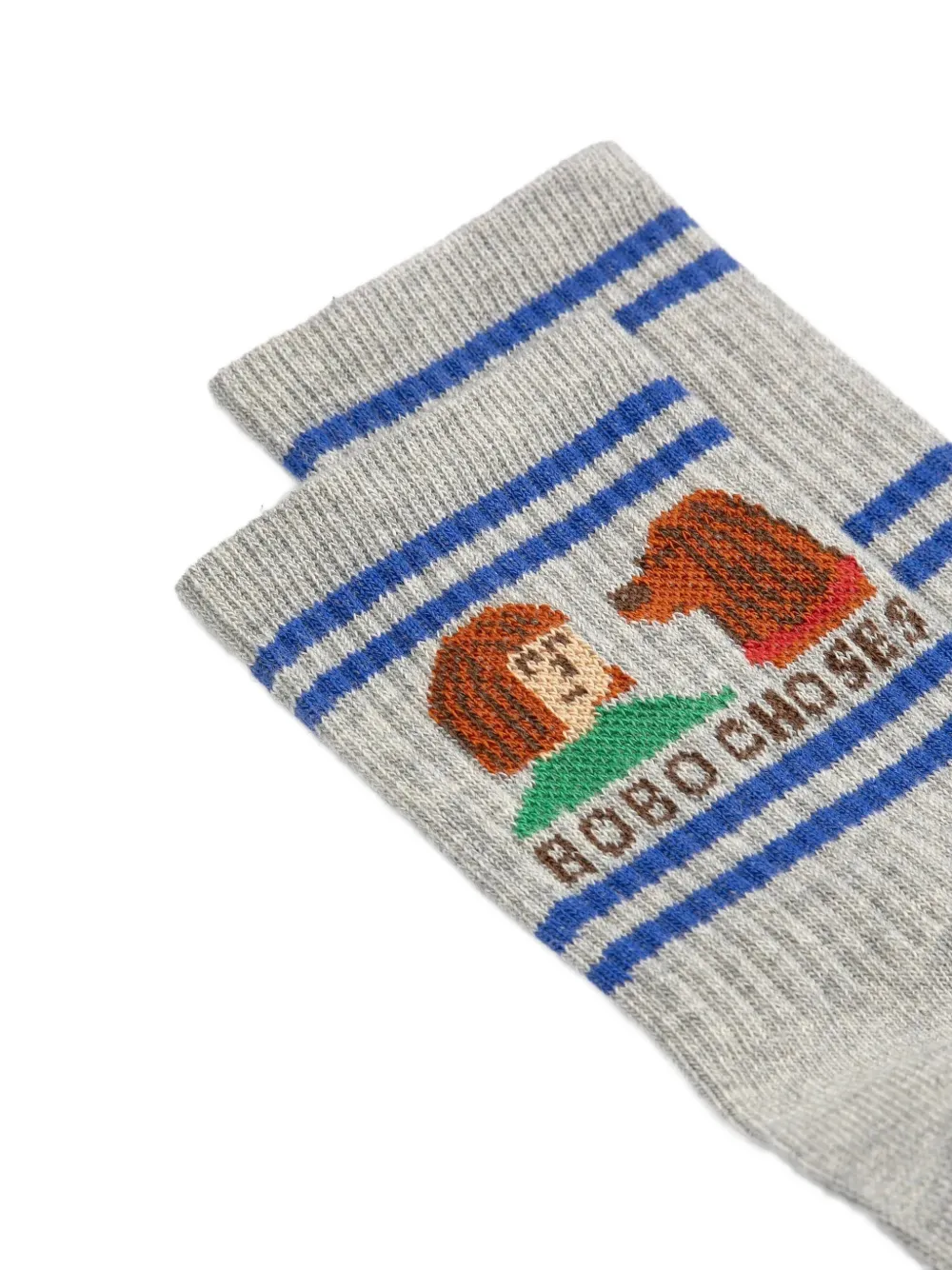 Bobo Choses Friends in a Pickle sokken Grijs