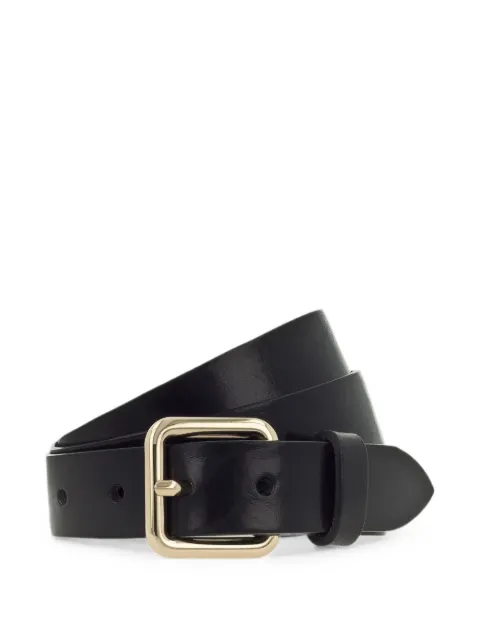 BGM LABEL buckle-fastening leather belt
