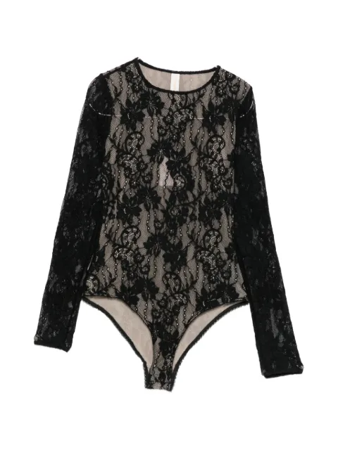 ZIMMERMANN lace-panelled long-sleeve bodysuit