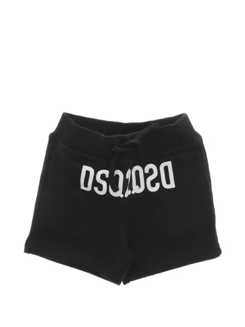 DSQUARED2 KIDS logo-print drawstring shorts