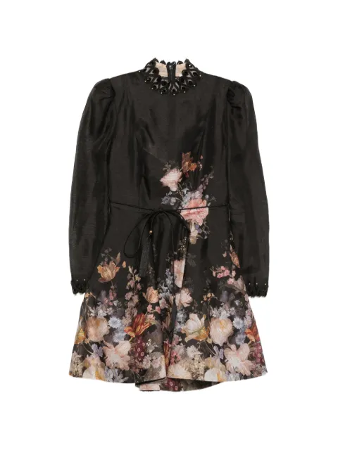 ZIMMERMANN Valiant floral-print mini dress
