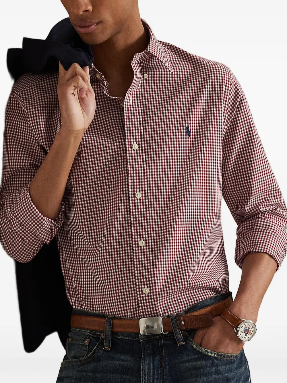 Polo Ralph Lauren Overhemd met gingham ruit Rood