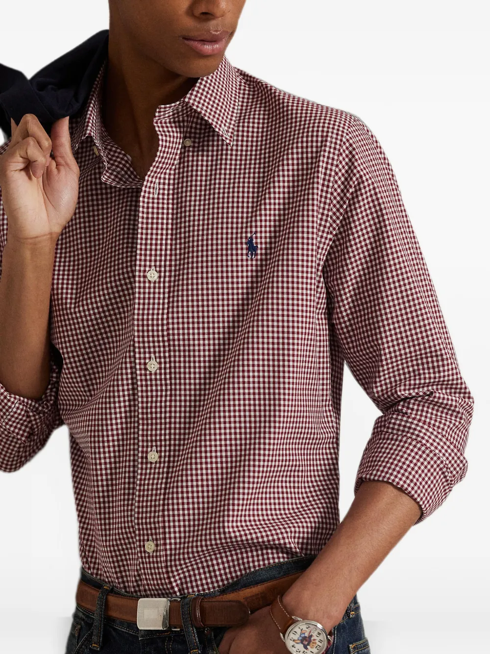Polo Ralph Lauren Overhemd met gingham ruit Rood