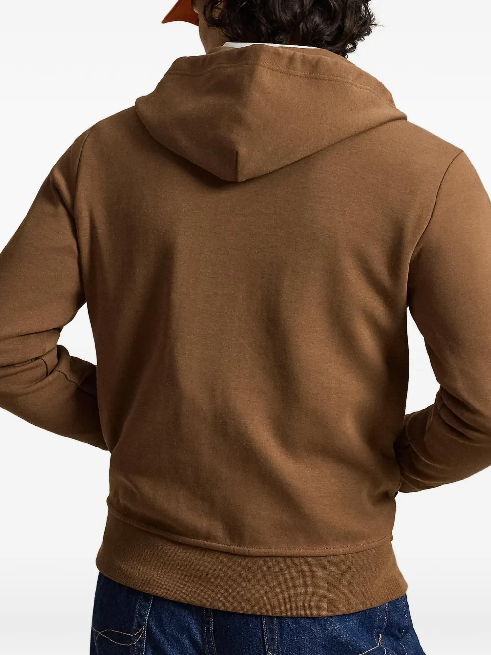 Polo Ralph Lauren Hoodie met geborduurd logo Bruin