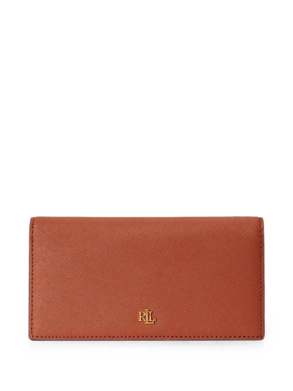 Lauren Ralph Lauren logo-plaque bifold wallet - Braun