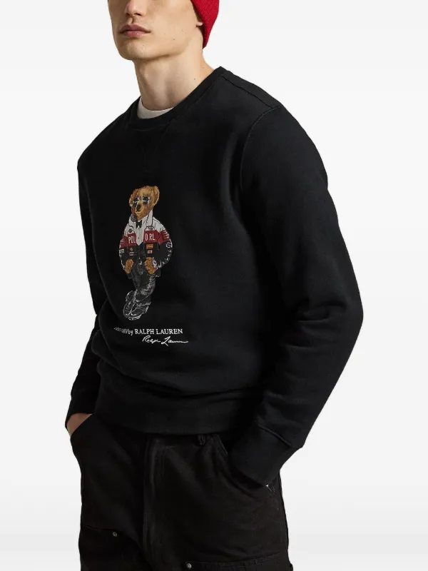 Polo Ralph Lauren Polo Bear Sweatshirt | Black | FARFETCH