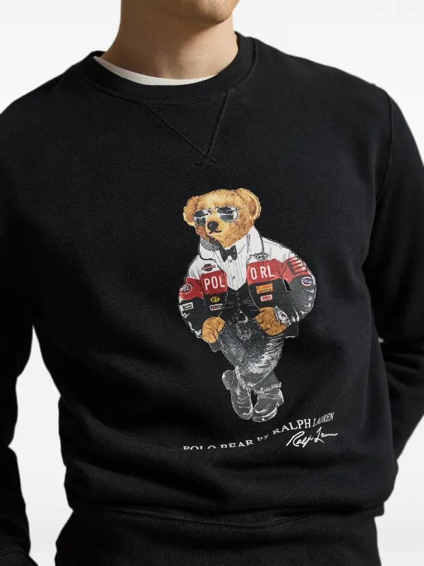 Polo Ralph Lauren Polo Bear Sweatshirt | Black | FARFETCH
