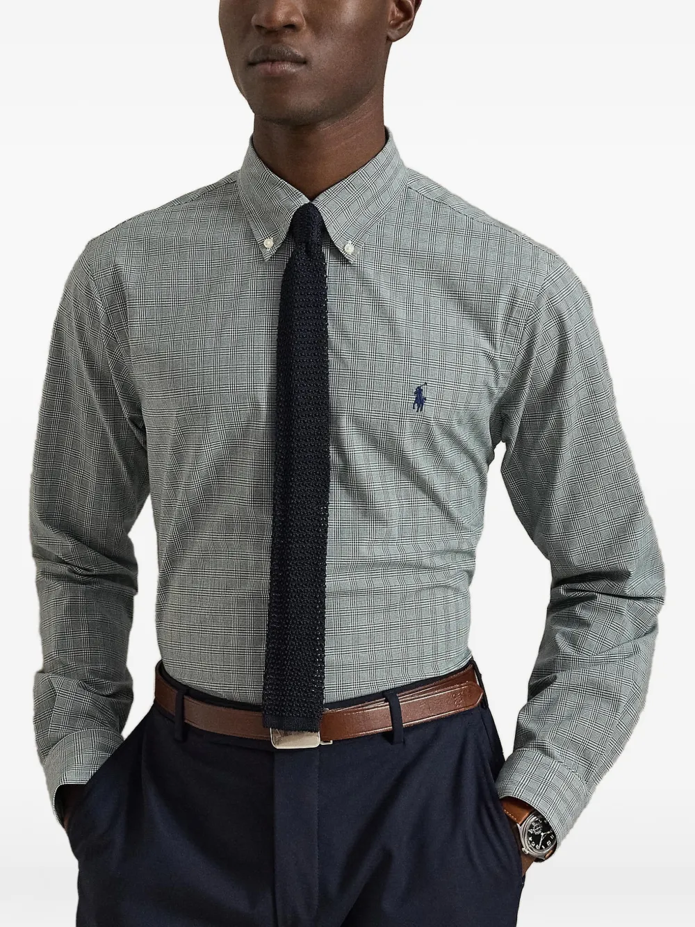 Polo Ralph Lauren Overhemd met geborduurd logo Groen