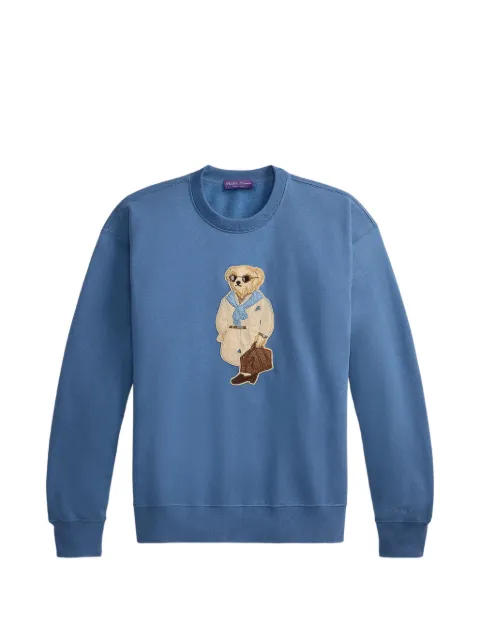 Ralph Lauren Purple Label Polo Bear patch sweatshirt
