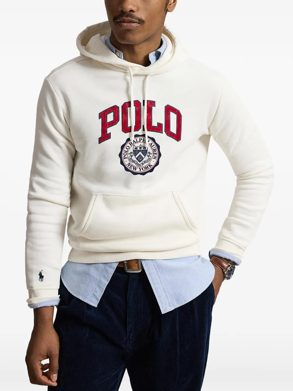 Polo Ralph Lauren Fleece hoodie Wit