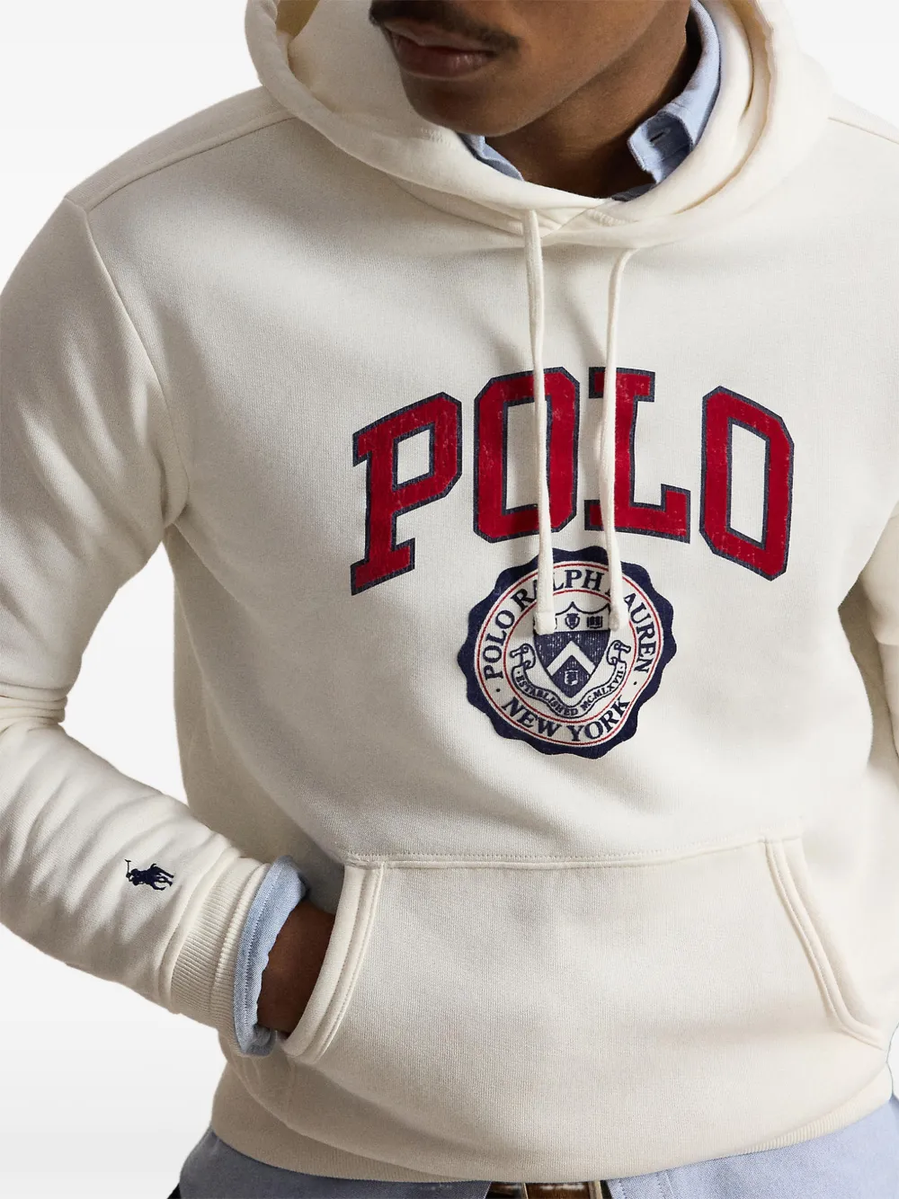Polo Ralph Lauren Fleece hoodie Wit