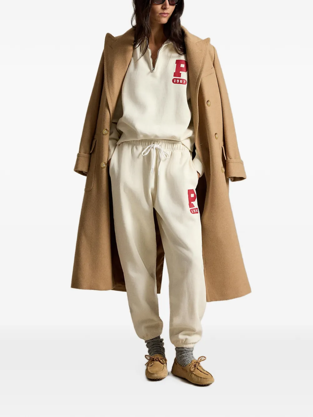 Polo Ralph Lauren Trainingsbroek met logoprint Beige