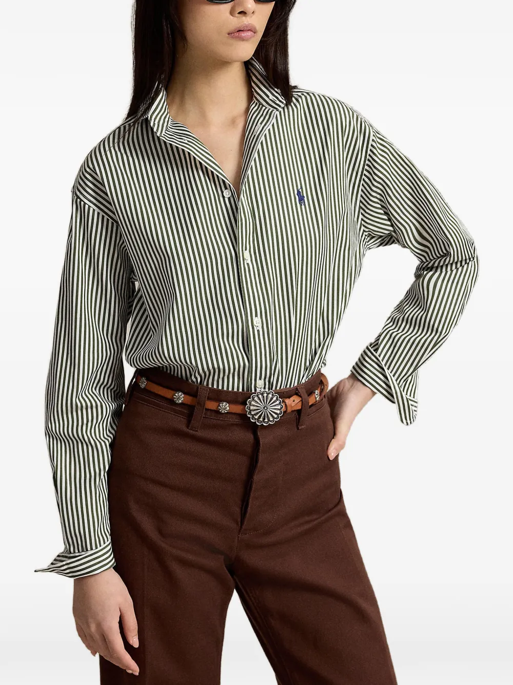 Polo Ralph Lauren Gestreept blouse Groen