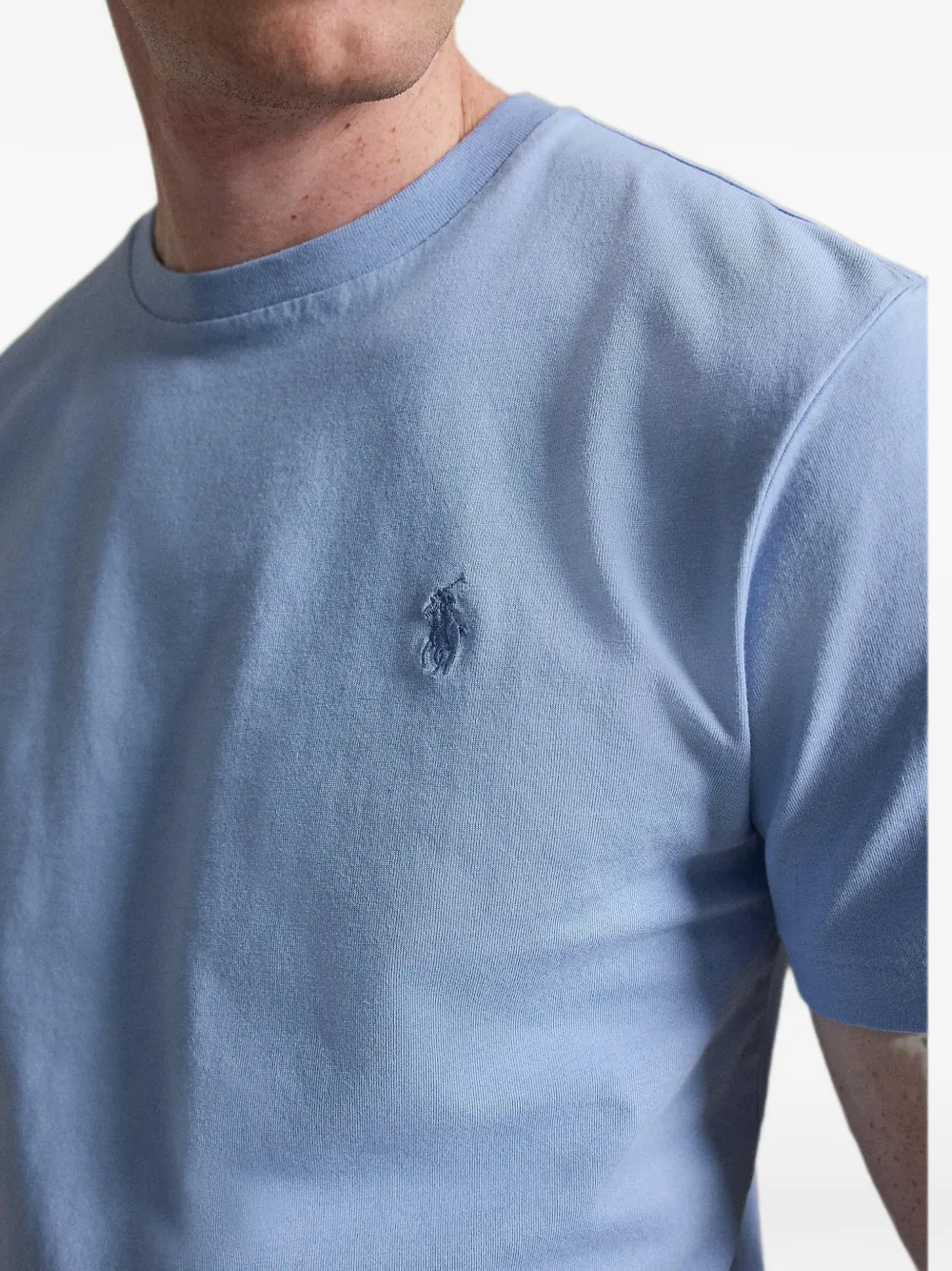 Polo Ralph Lauren Jersey T-shirt met ronde hals Blauw