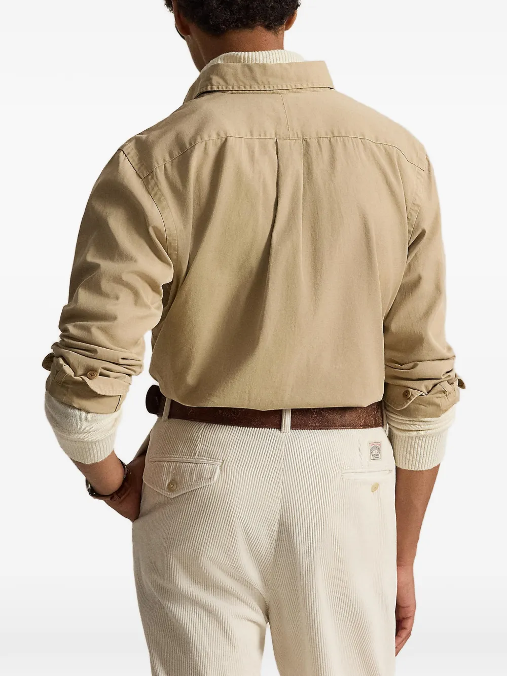 Polo Ralph Lauren Button-up shirtjack met borstzak Beige
