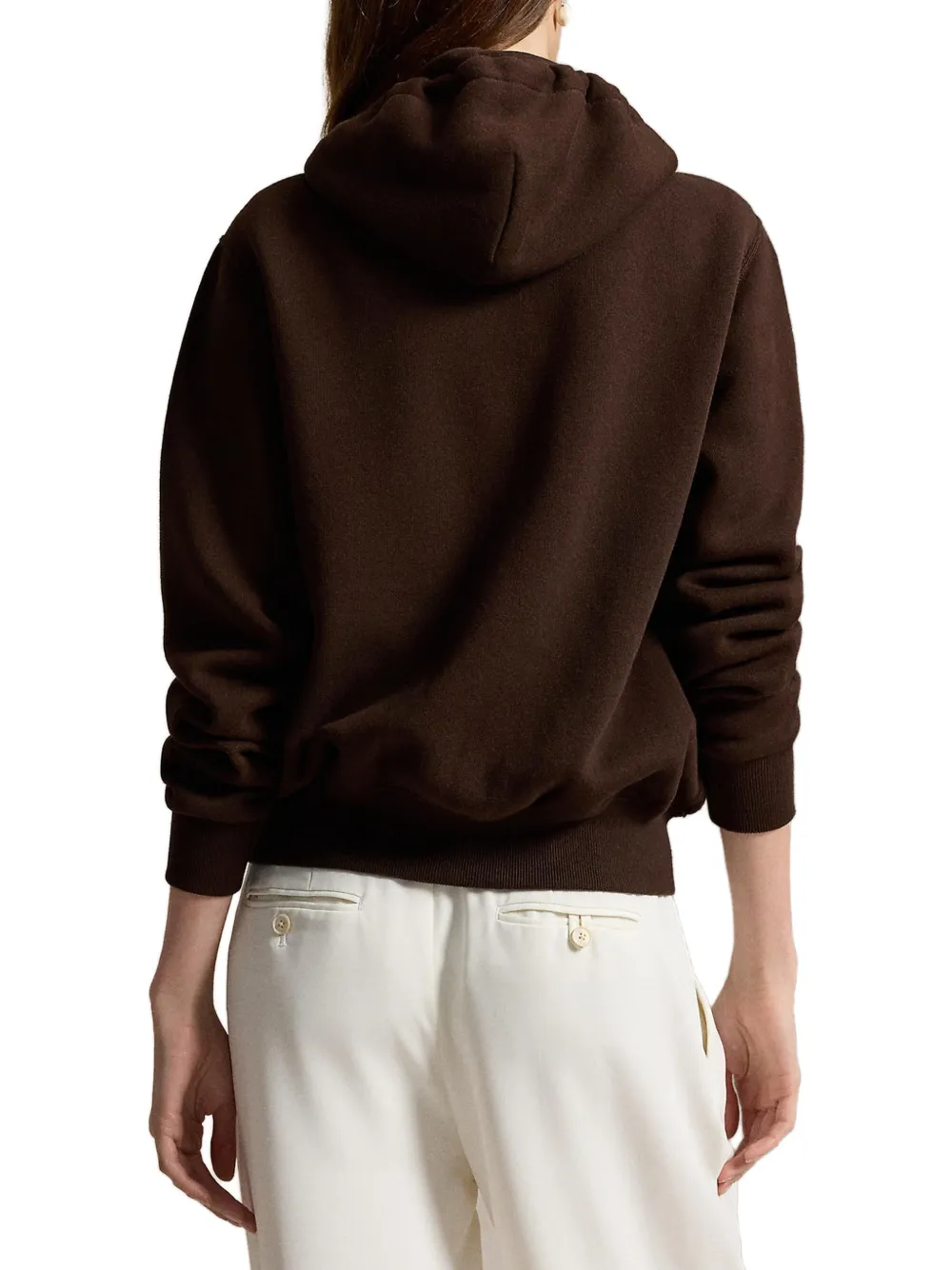 Polo Ralph Lauren Hoodie met geborduurd logo Bruin