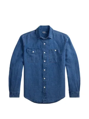Ralph Lauren RRL ウエスタンシャツ | ブルー | FARFETCH JP