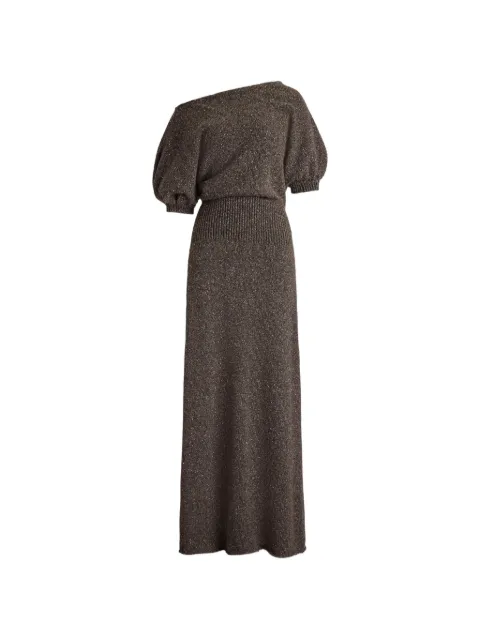 Polo Ralph Lauren off-shoulder puff-sleeve dress