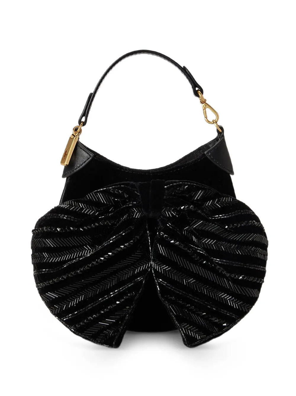 Polo Ralph Lauren Borsa a spalla con decorazione - Nero