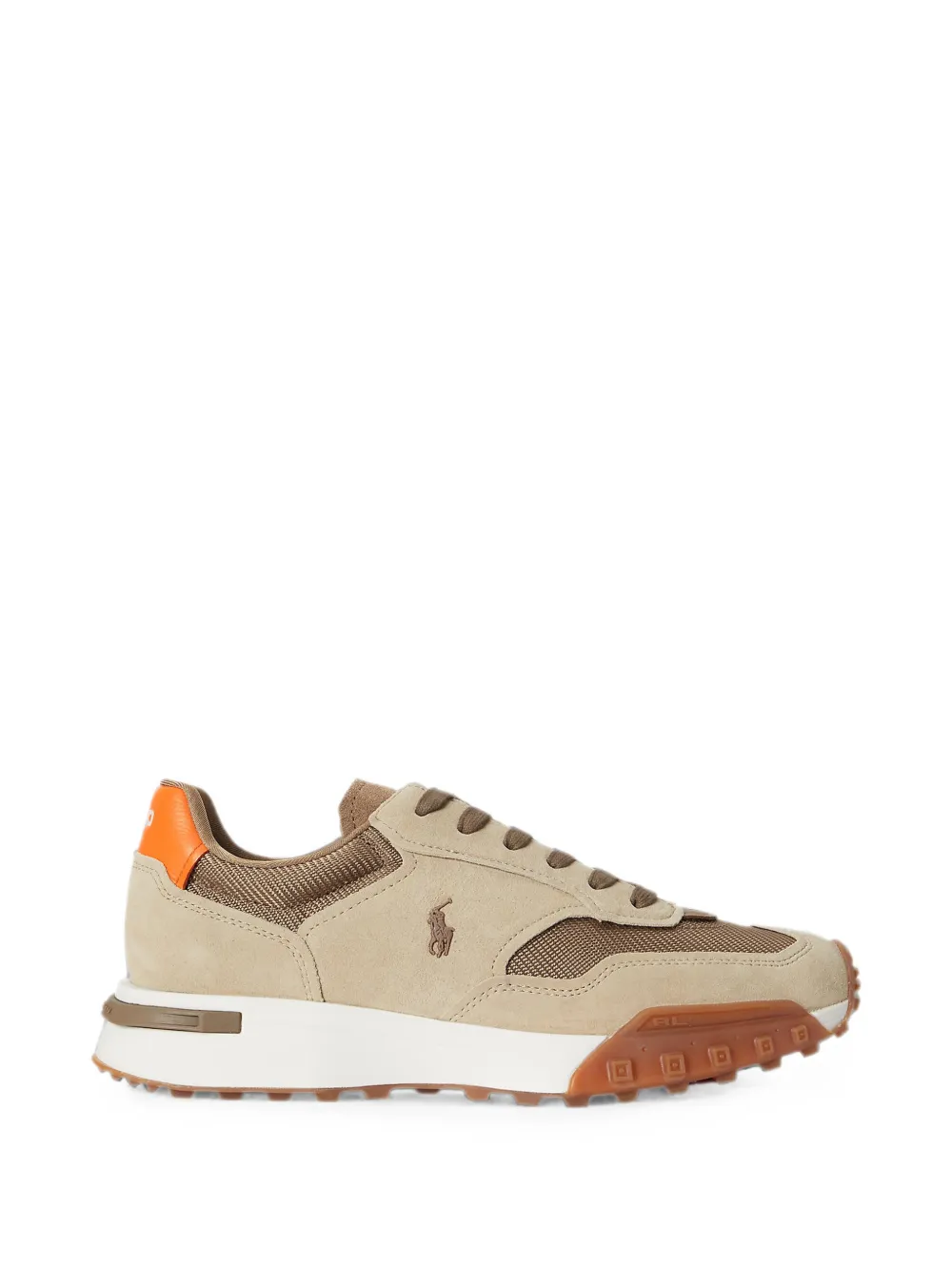 Polo Ralph Lauren Eldridge suede-panelled sneakers Beige