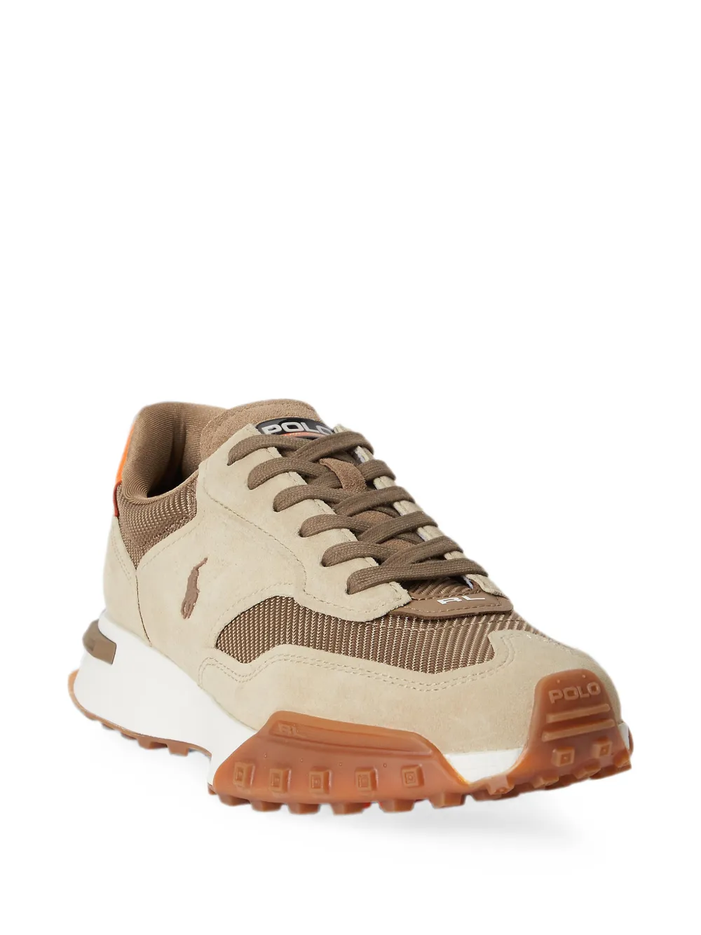 Polo Ralph Lauren Eldridge suede-panelled sneakers Beige