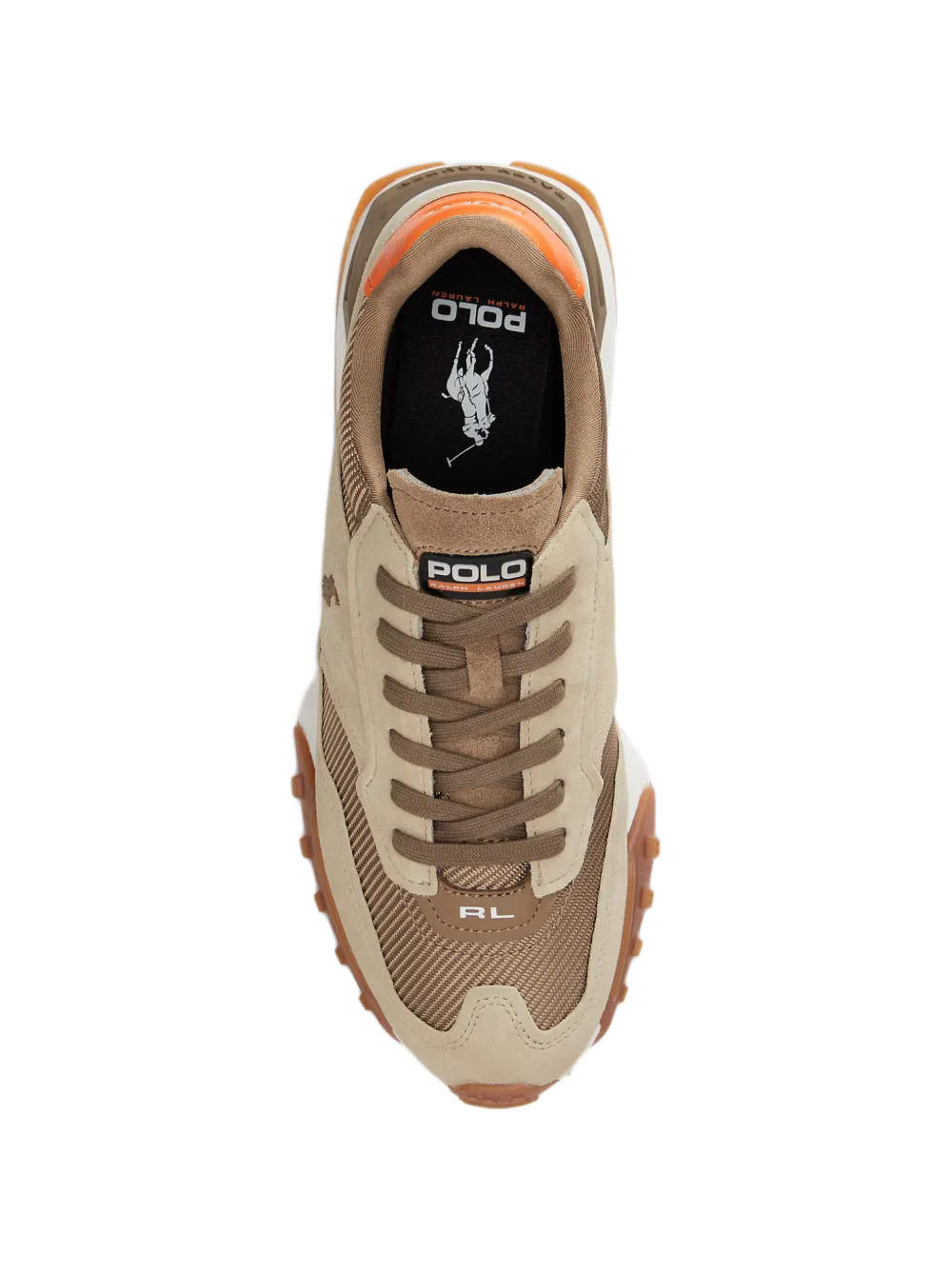 Polo Ralph Lauren Eldridge suede-panelled sneakers Beige