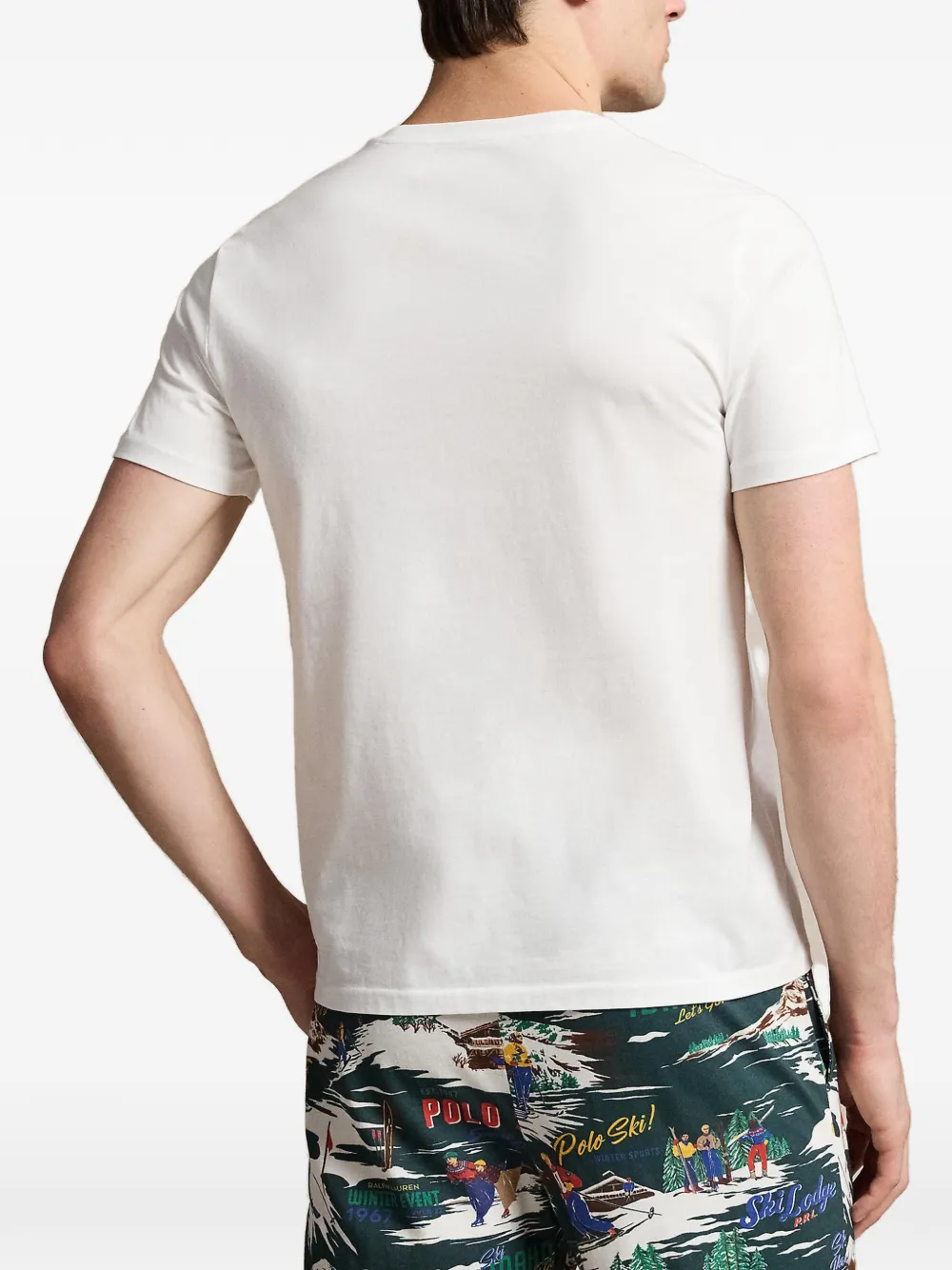 Polo Ralph Lauren T-shirt met teddybeerprint Wit