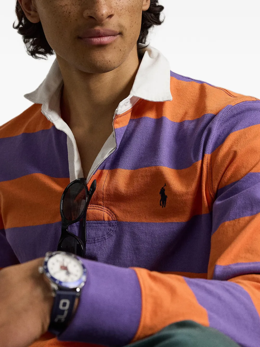 Polo Ralph Lauren Gestreept poloshirt Oranje