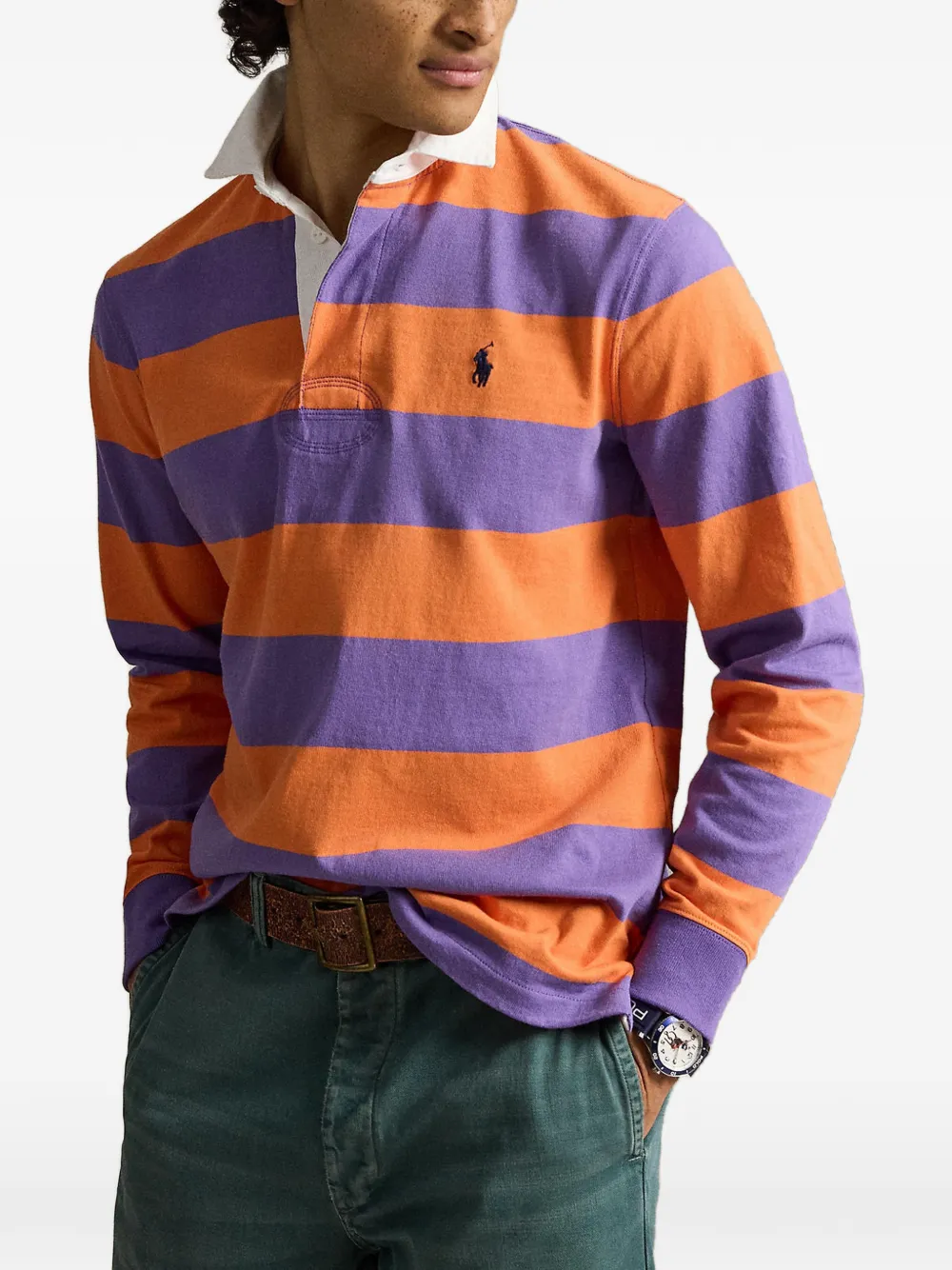 Polo Ralph Lauren Gestreept poloshirt Oranje