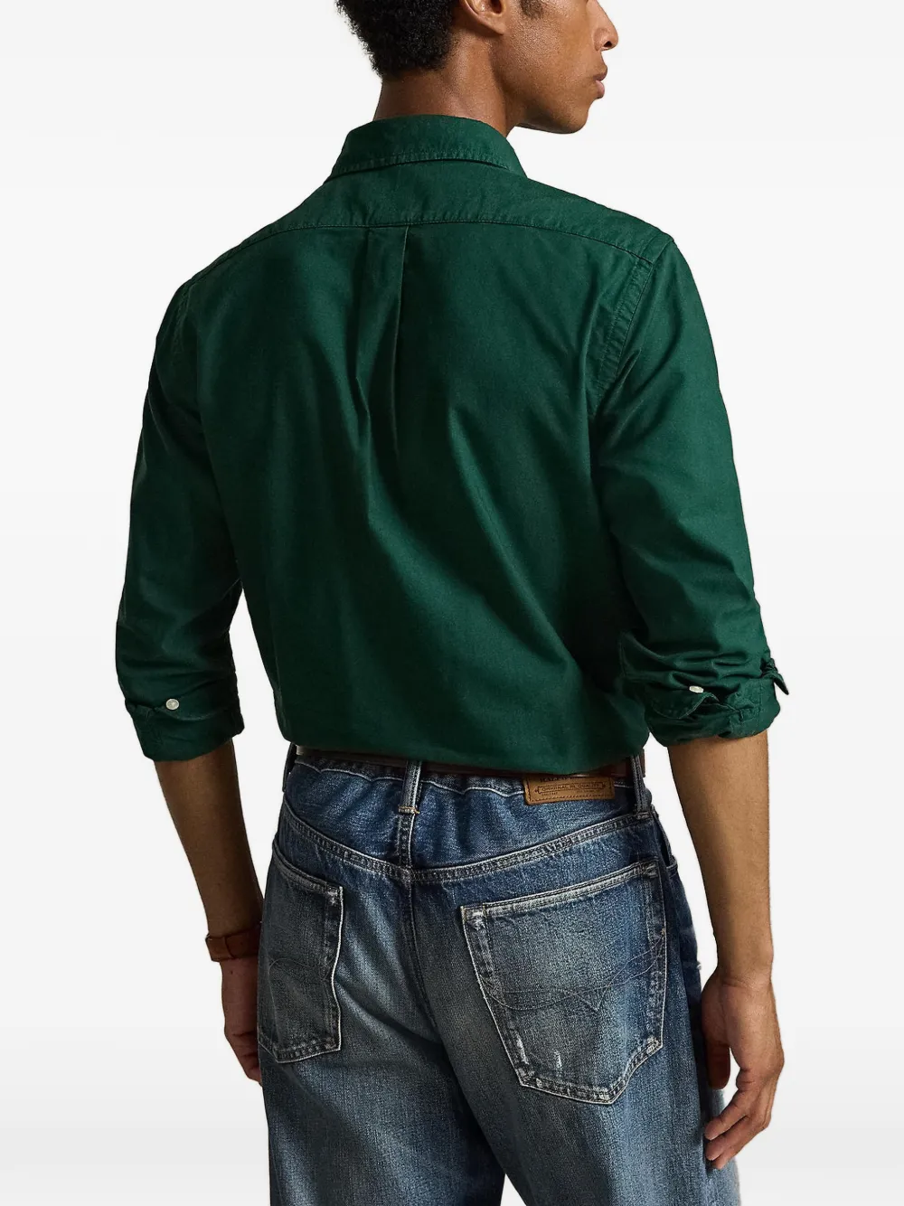 Polo Ralph Lauren Overhemd met geborduurd logo Groen