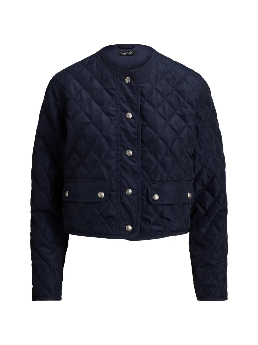 Lauren Ralph Lauren quilted button-fastening jacket - Blau