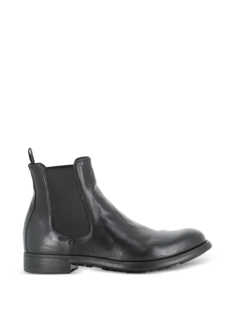 Officine Creative Chronicle elasticated-side leather boots Zwart