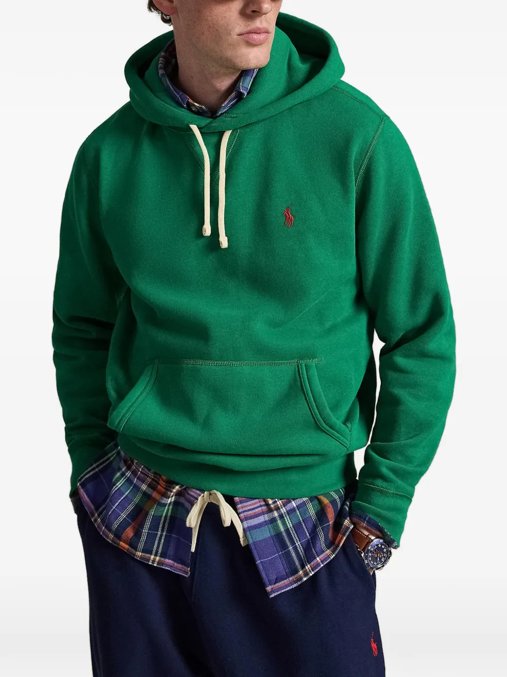Polo Ralph Lauren The RL fleece hoodie Groen