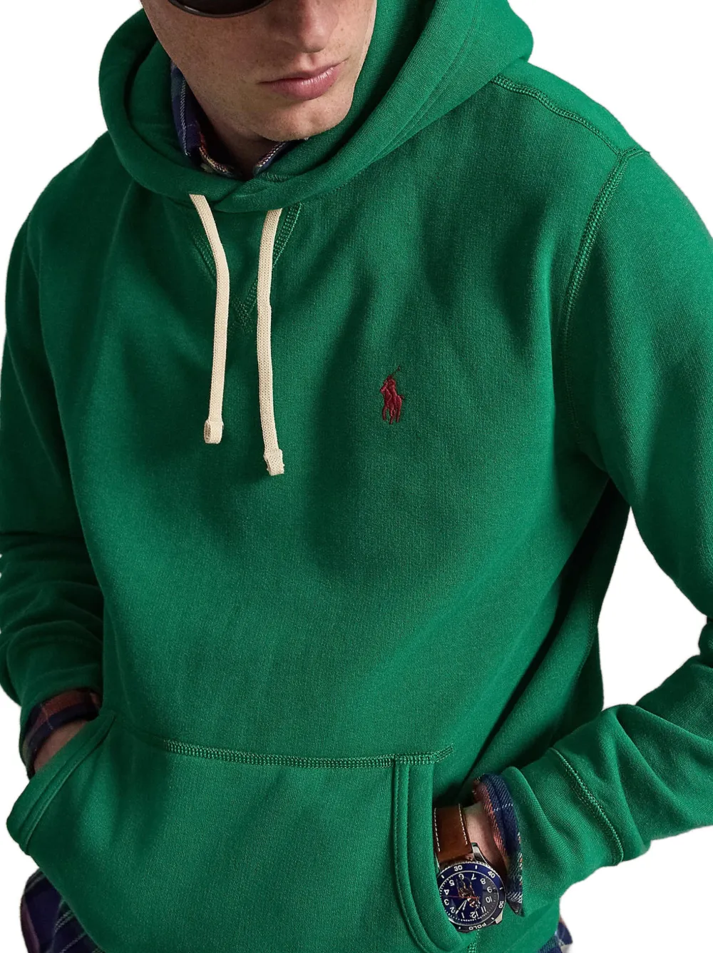 Polo Ralph Lauren The RL fleece hoodie Groen