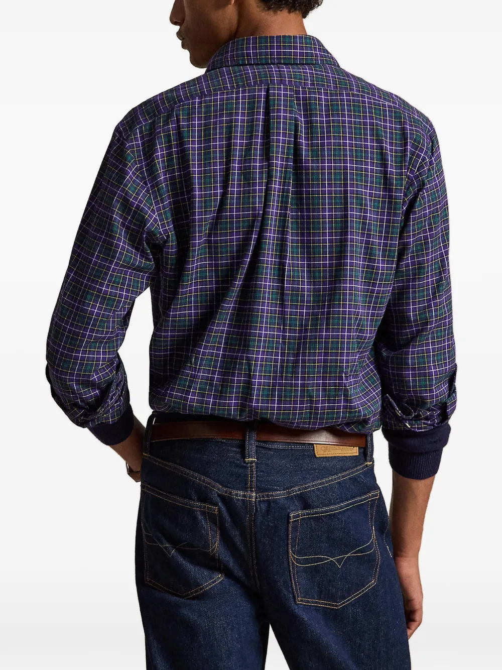 Polo Ralph Lauren Button-down overhemd met tartan ruit Paars