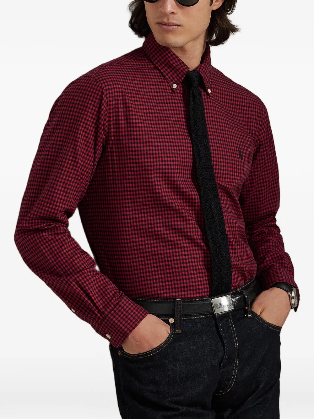 Polo Ralph Lauren Overhemd met gingham ruit Rood