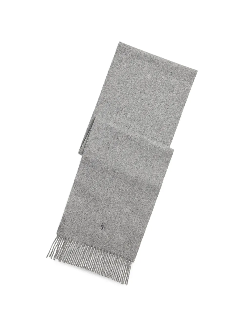 Polo Ralph Lauren Sciarpa con frange - Grigio