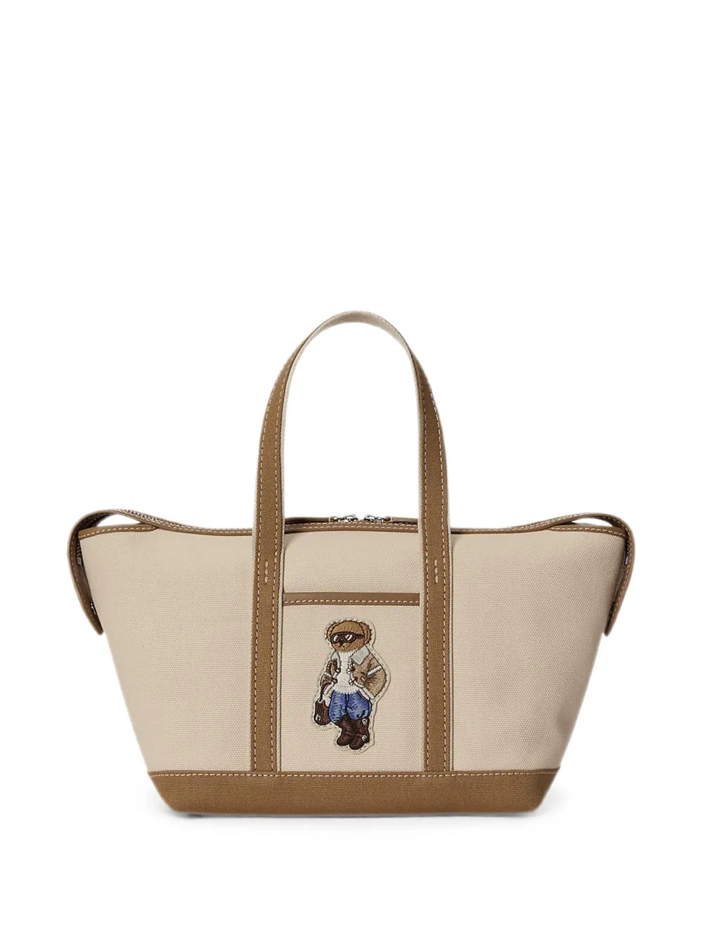 Polo Ralph Lauren Polo Bear canvas shopper Beige