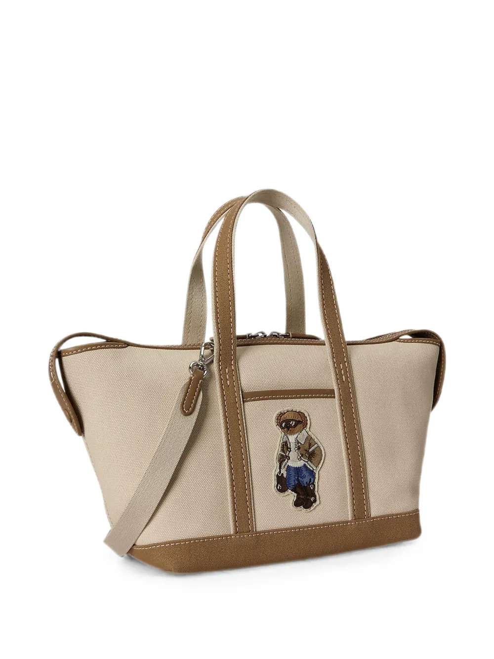 Polo Ralph Lauren Polo Bear canvas shopper Beige