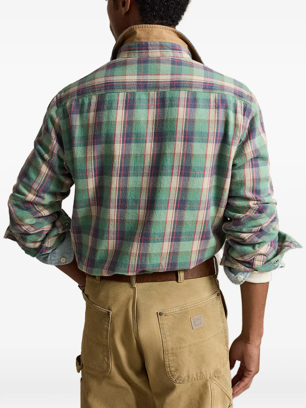 Polo Ralph Lauren Geruit flanellen overhemd Groen