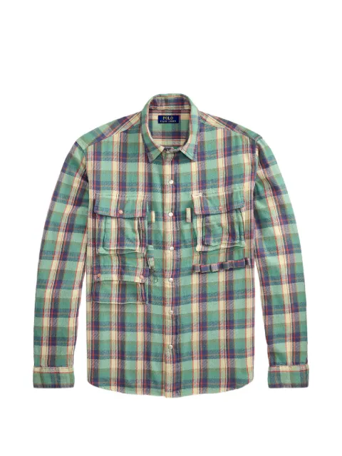 Polo Ralph Lauren classic-fit plaid brushed flannel shirt
