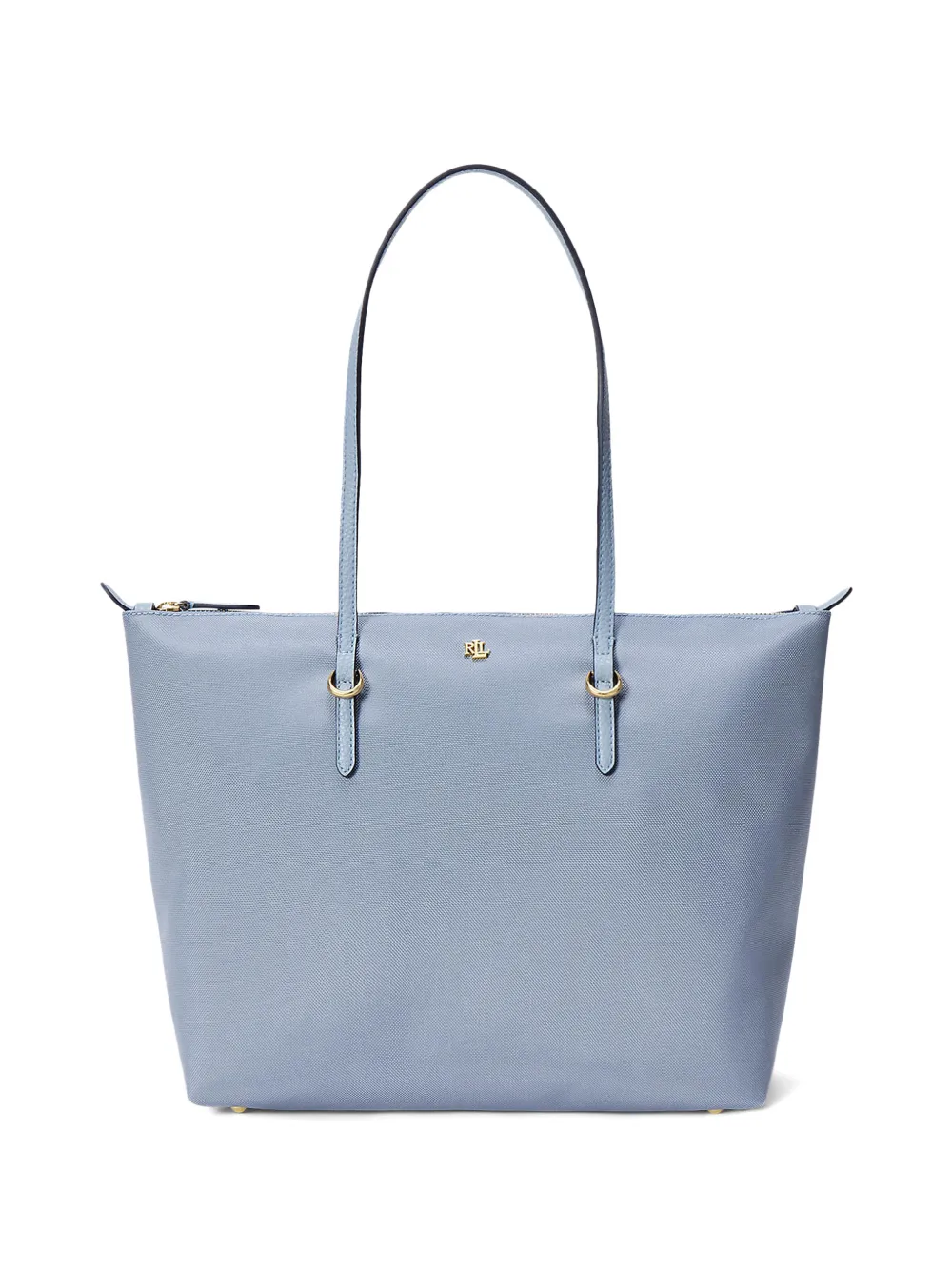 Lauren Ralph Lauren medium Keaton logo-plaque tote bag - Blu