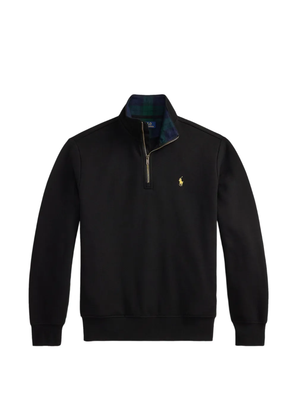 Polo Ralph Lauren Maglione in Estate Rib con zip - Nero