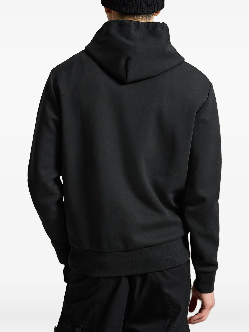 Polo Ralph Lauren Big Pony dubbelgebreide hoodie Zwart