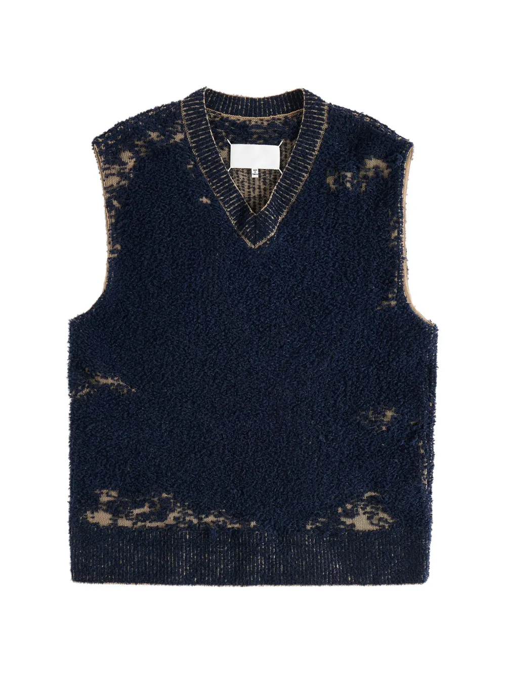 Maison Margiela Acid Strickoberteil - Blau