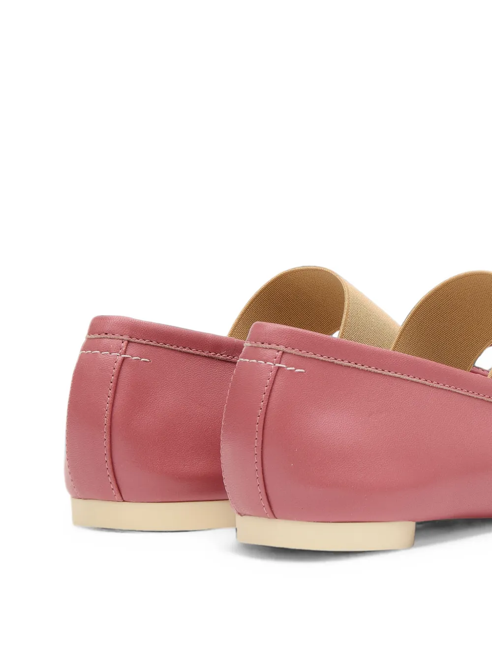 MM6 Maison Margiela Anatomic Numeric ballerinas Roze