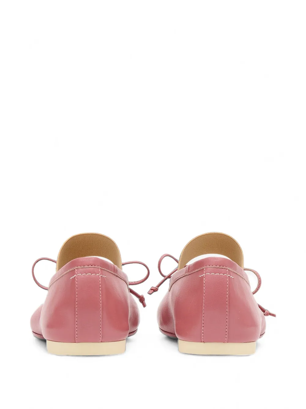 MM6 Maison Margiela Anatomic Numeric ballerinas Roze