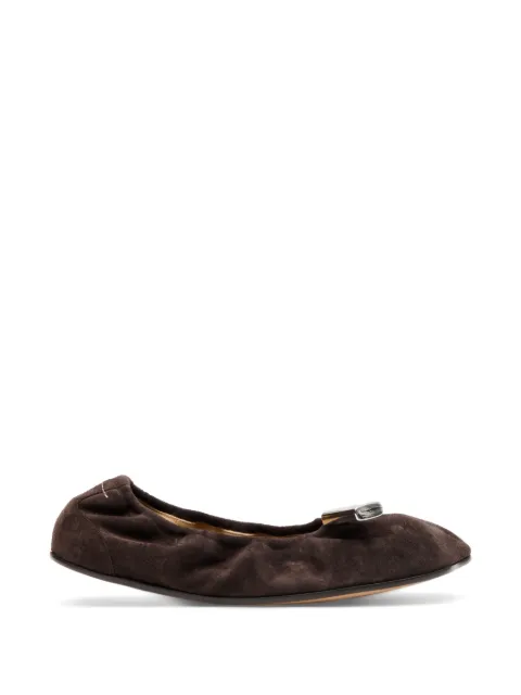 MM6 Maison Margiela Ballerine Anatomic in pelle scamosciata