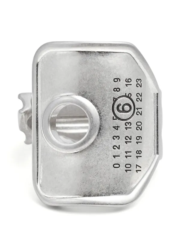 MM6 Maison Margiela Key-motif Open Ring in Silver